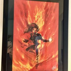 Marvel Art Hand Signed Phoenix 