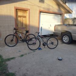 Trek.  Eight 4 Dualsport & Diamond Back Clarity To Disc