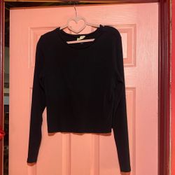 Universal Thread Long Sleeve Black Sweater Size XL