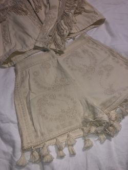 Zara jacket and shorts size L