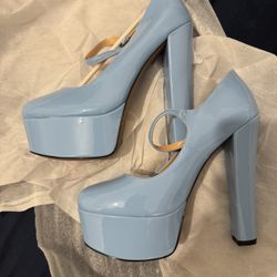 YODEKS Women’s Mary Jane Platform Heels 