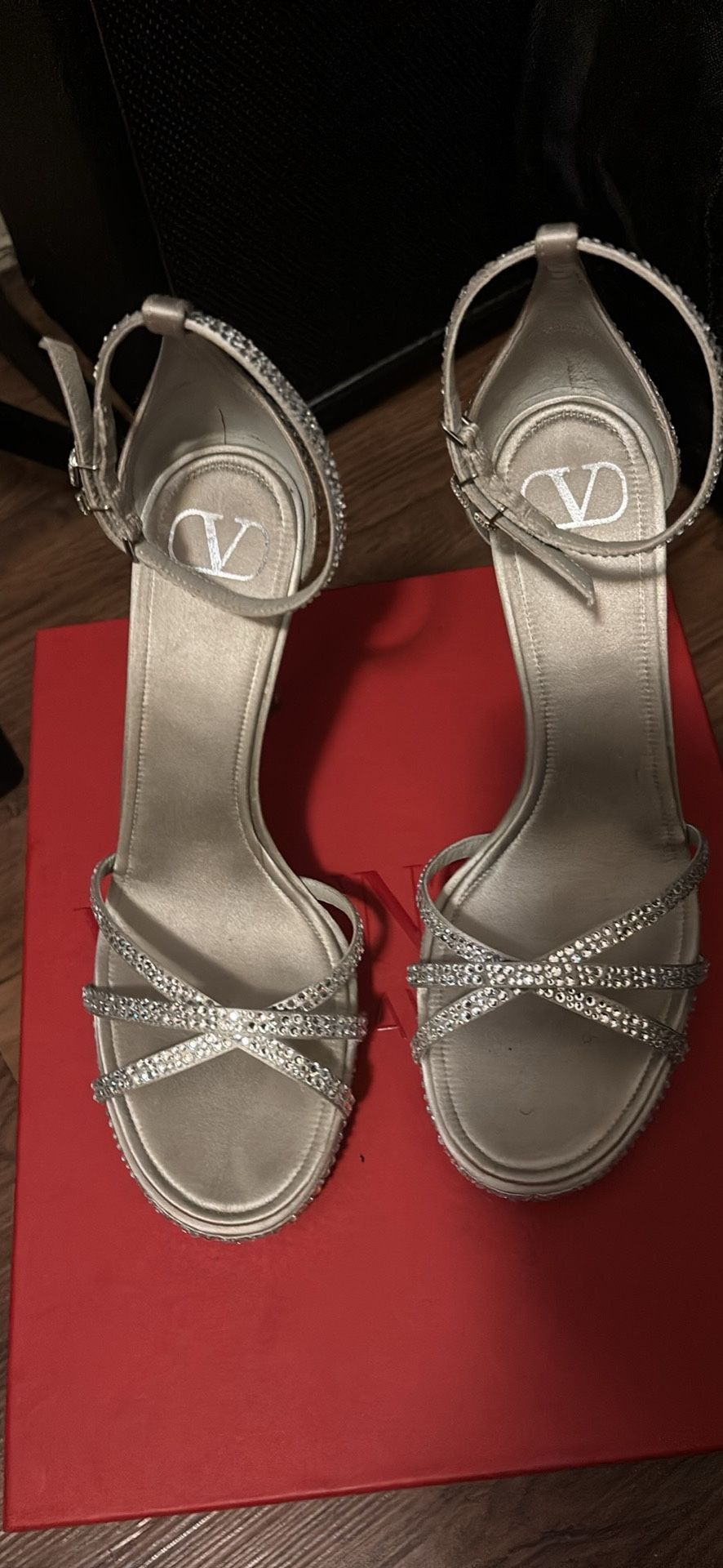 Valentino Crystal heels