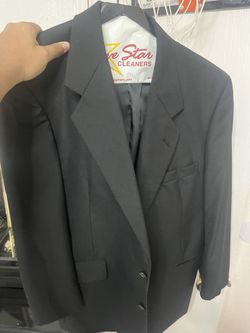 gianelli all black suit (with pants)