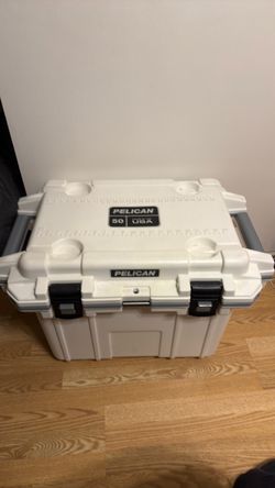 Pelican 50 Qt Cooler White