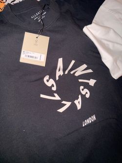 Black Allsaints T Shirt Medium Oversized