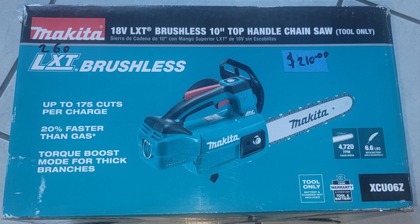 Makita Chainsaw (Tool Only)XCU06Z