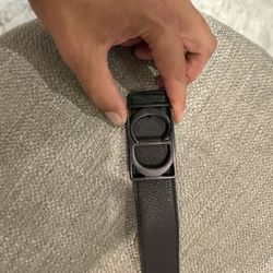 Christian Dior CD Logo Belt Size 