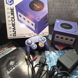 Nintendo GameCube Indigo Console - Complete & Excellent - Plays US Games Only