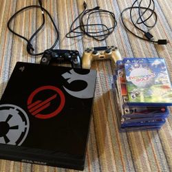 Ps4 pro With Games And Controllers 1tb