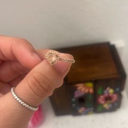 Pandora rose gold ring 