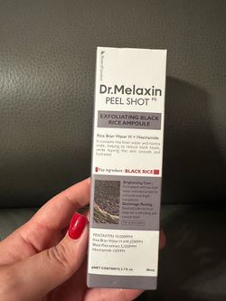 Dr. Melaxin Peel Shot Exfoliating Black Rice Ampoule
