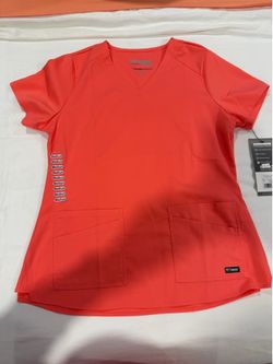Grey’s Anatomy Scrub Set Coral Blossom Women’s Size Medium