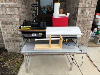 Heat transfer t-shirt making equipment and supplies.