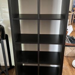 kallax black record shelf bookshelf 