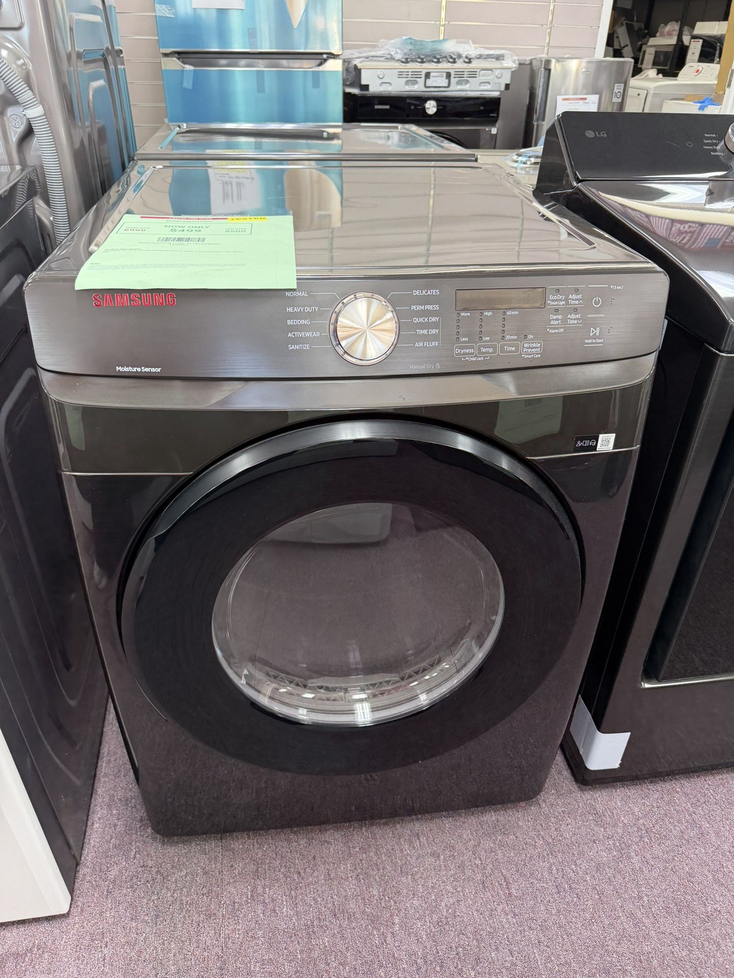 Dryer, Samsung New Open Box 7.5 Cu.ft Dryer