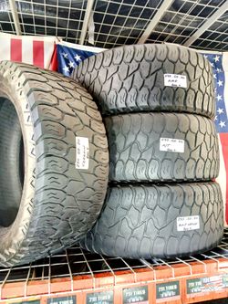 💰 Best deals are ca$h in person 4 USED TIRES 275/55R20 THUNDERER ALL TERRAIN 275 55 20 