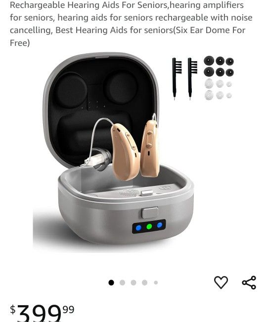 New Hearing Aids With Rechargeable Case