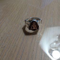 Silver & Gold Raincross Ring