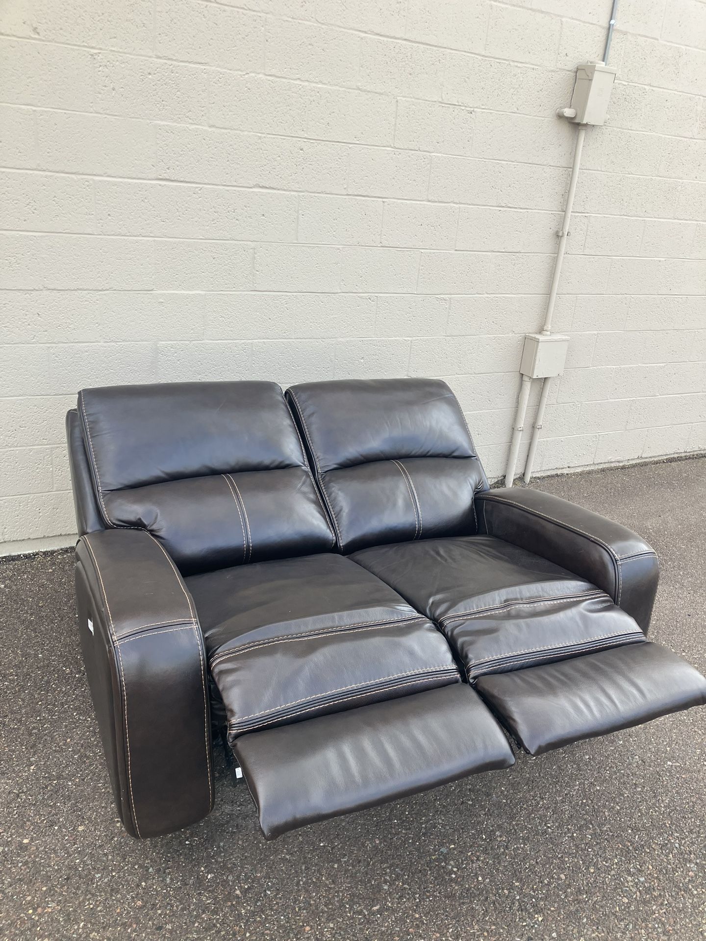Leather Recliner Sofa Loveseat