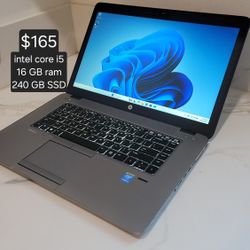 Windows 11 Pro HP ELITEBOOK. Laptop. Intel Core i5. 16 GB Ram. 240 GB SSD. 👍Delivery Available👍👍Se Habla Español👍
