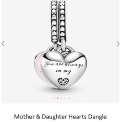 You Are Always In My Heart Mother Daughter Charm