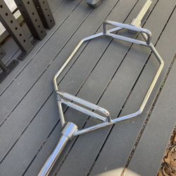 Olympic 2” 52lb Hex Deadlift Trap Barbell