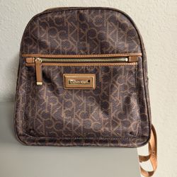 Calvin Klein Backpack Purse Like New 