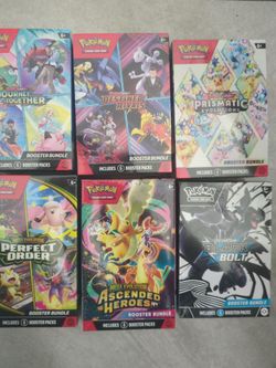 Pokemon ascended heroes prismatic destined black journey perfect booster bundles
