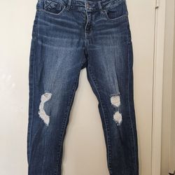 Buckle Black Cropped Jeans Size 29