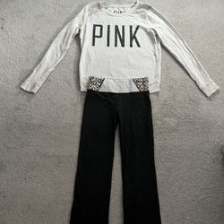 Victoria’s Secret Sweatshirt & Yoga Pants