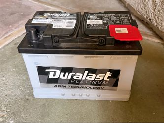 New Duralast AGM Battery
