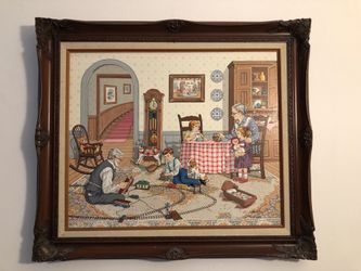 C. Carson Oil Painting 🖼 Vintage