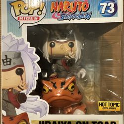 Funko Pop Rides Naruto On Gamakichi#106 and Jiraiya On Toad Vinyl Figure#73 new