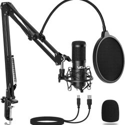 USB Microphone Kit, 192kHz/24Bit Streaming Podcast