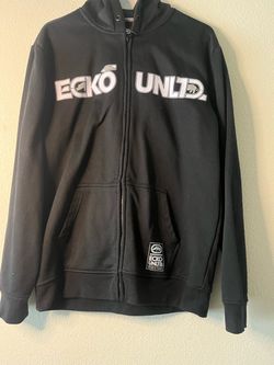Ecko Unltd Black Full-Zip Hoodie