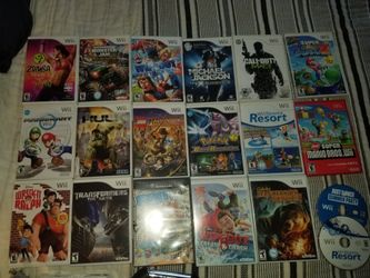 Wii games and console
