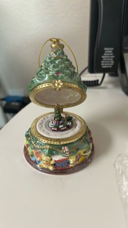 Christmas ornaments they play music