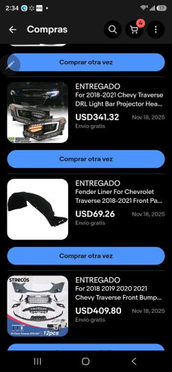 New Parts Chevy Traverse 2018 - 21