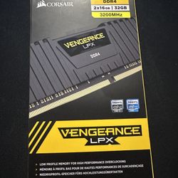 Desktop RAM Memory Corsair Vengeance LPX DDR4 32gb 3200 MHz