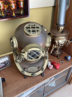 Divers Copper Helmet Mask