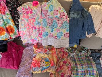 Girls size 6-8 dresses and clothes
