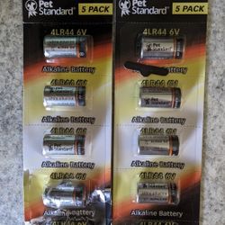 Collar Batteries 6V 4LR44