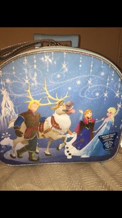 Frozen suit case lights up