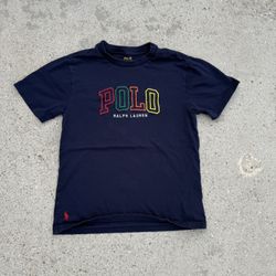 Navy Polo Ralph Lauren tee youth size small