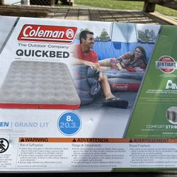 Coleman Quickbed Air Mattress Queen New