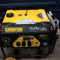 Champion Power Equipment
7850/6250-Watt Recoil Start Gasoline and Propane Powered Dual Fuel Portable Generator with CO Shield