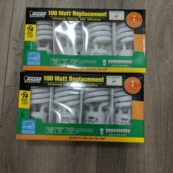 23w 100w Replacement Energy Saving Twist Light Bulbs only$10