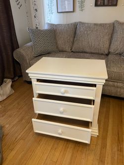 Large side table beautiful white