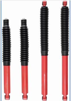 Set of Front & Rear Monotube Shocks for Ford F-250 F-(contact info removed)-2026 Super Duty 4WD, Fit Models with Front 2-2.5" Lift, Rear 0-1" Lift