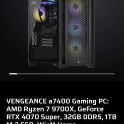 4070 Super Ryzen 7 9700x Gaming Pc
